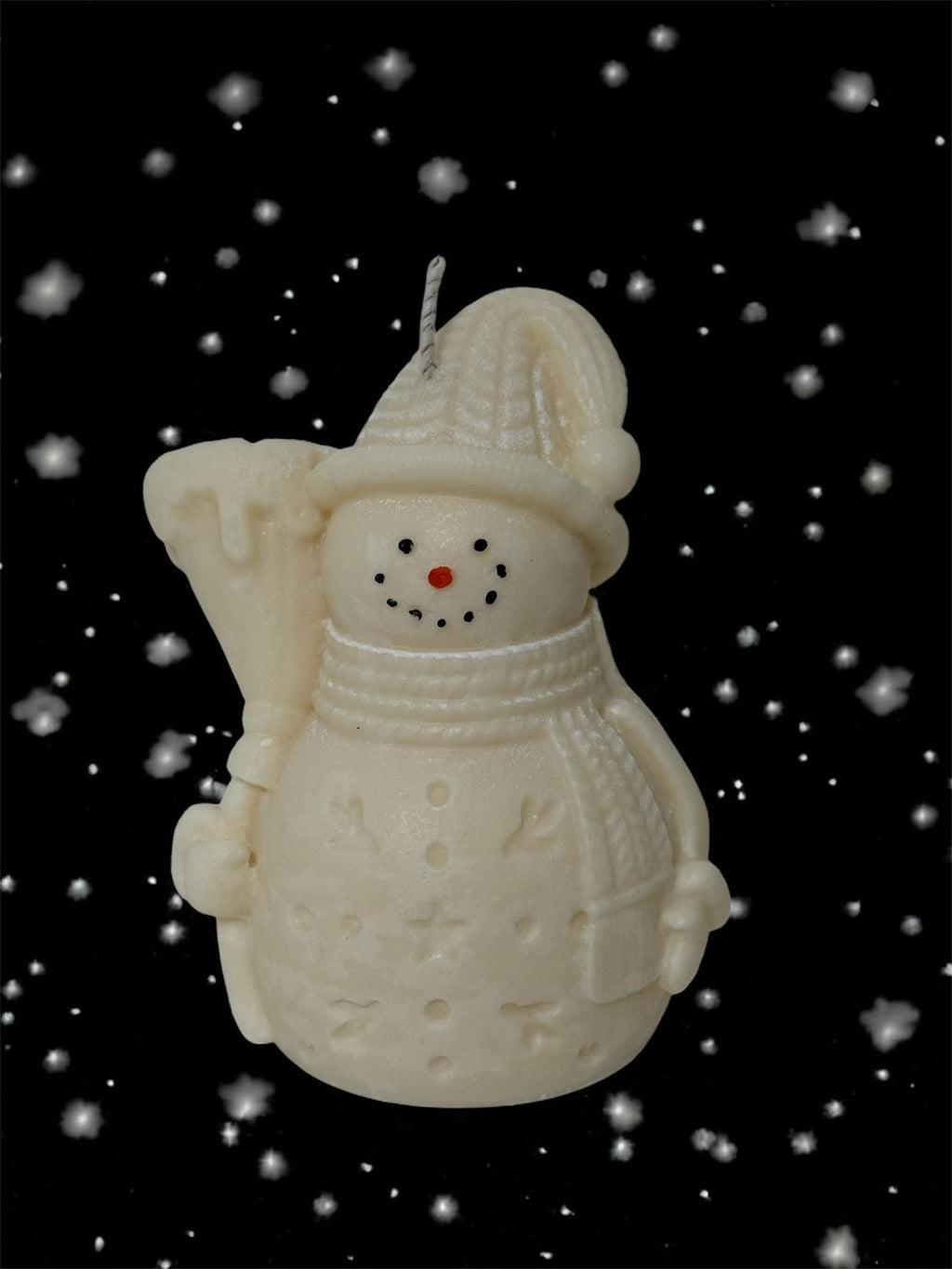 Snowman Candle