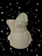 Snowman Candle