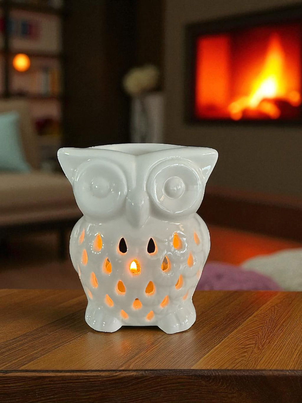 Owl Wax Melt Warmer/ Quemador de cera en forma de Buho.