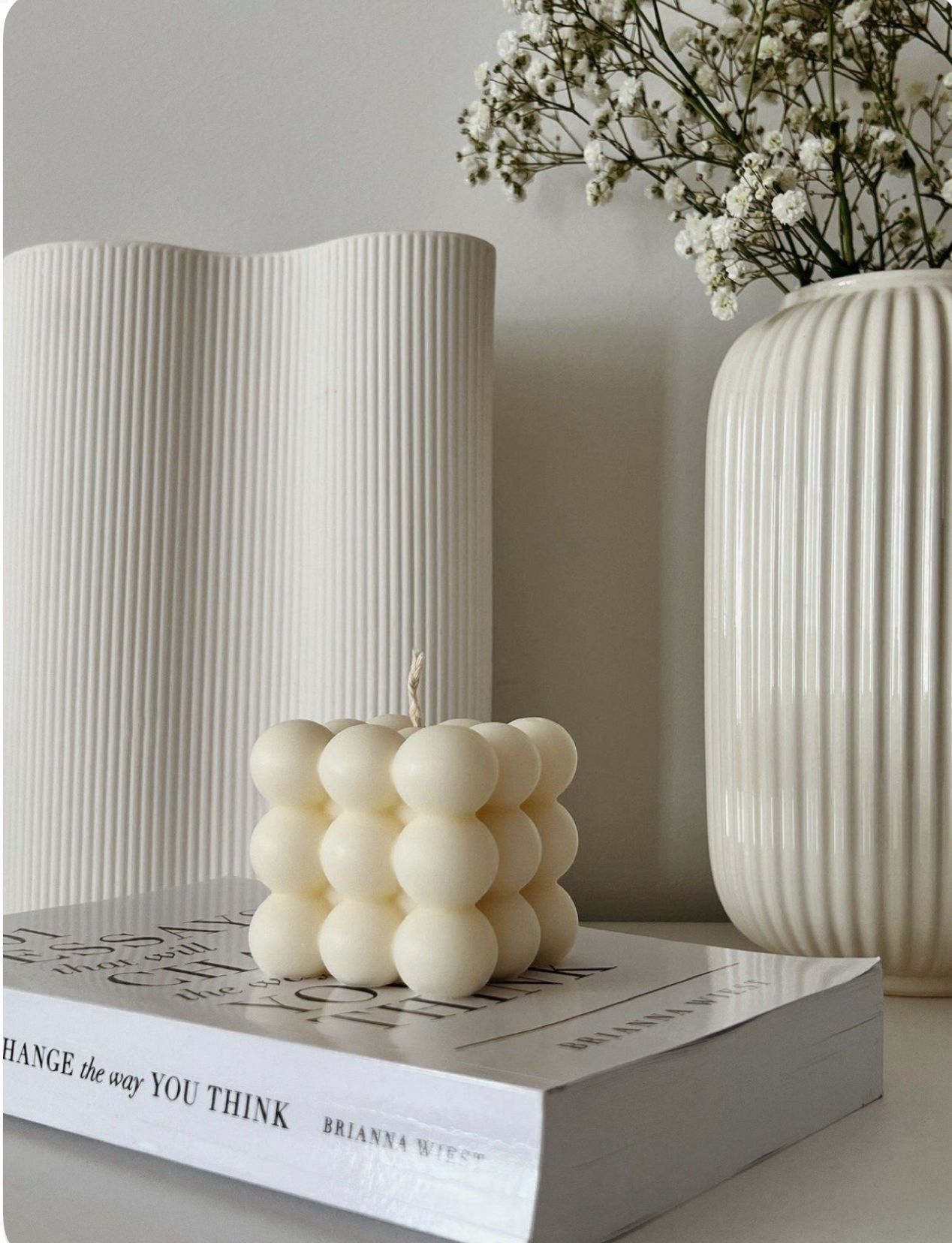 “Bubble Cube Candle”